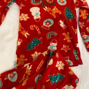 Abella Festive Red Kids Pajama Set